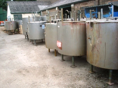 600L S/S JKTD Enclosed Mixing Tank