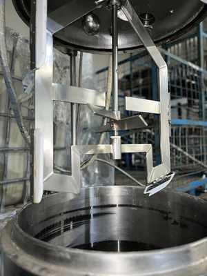 200L S/S JKTD Contra Rotational Cream Homogenizer Reactor