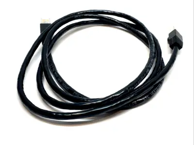 USED TRIPP LITE SHIELDED ETHERNET PATCH CABLE 6' BLACK RJ45 M/M LOT OF 2