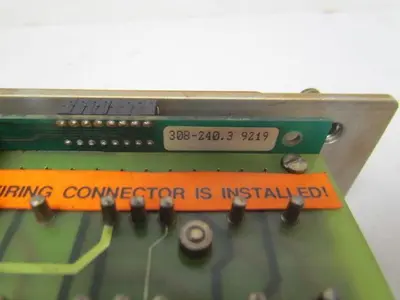 Unico 308-240.3 I/O Interface Assy Module CNC Electronic Computer Circuit Board