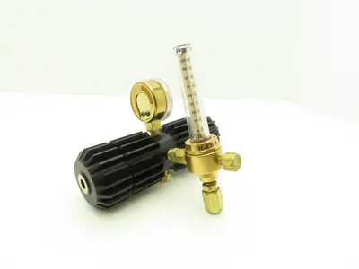 Harris 3-CD100F Calorific Compressed Gas Regulator w/1500PSI Gauge & Flowmeter