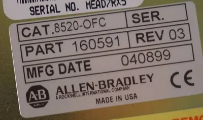 ALLEN BRADLEY 8520-OFC POWER SUPPLY 8520OFC REPAIRED
