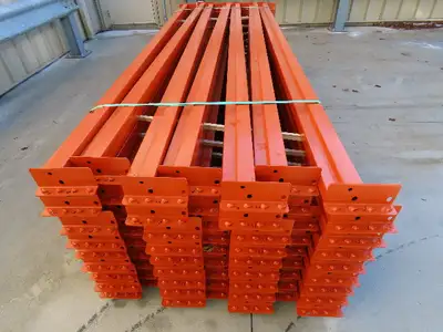 Interlake Teardrop Pallet Rack Racking Step Beam Crossmember 10' 120"x4" 3640 LB
