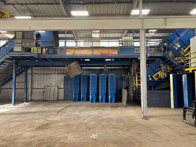 KWS Sort Line With Conveyors And Magnets