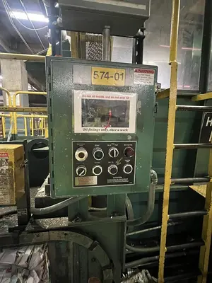USED HARRIS HRB-918W-BRBD TWO RAM BALER