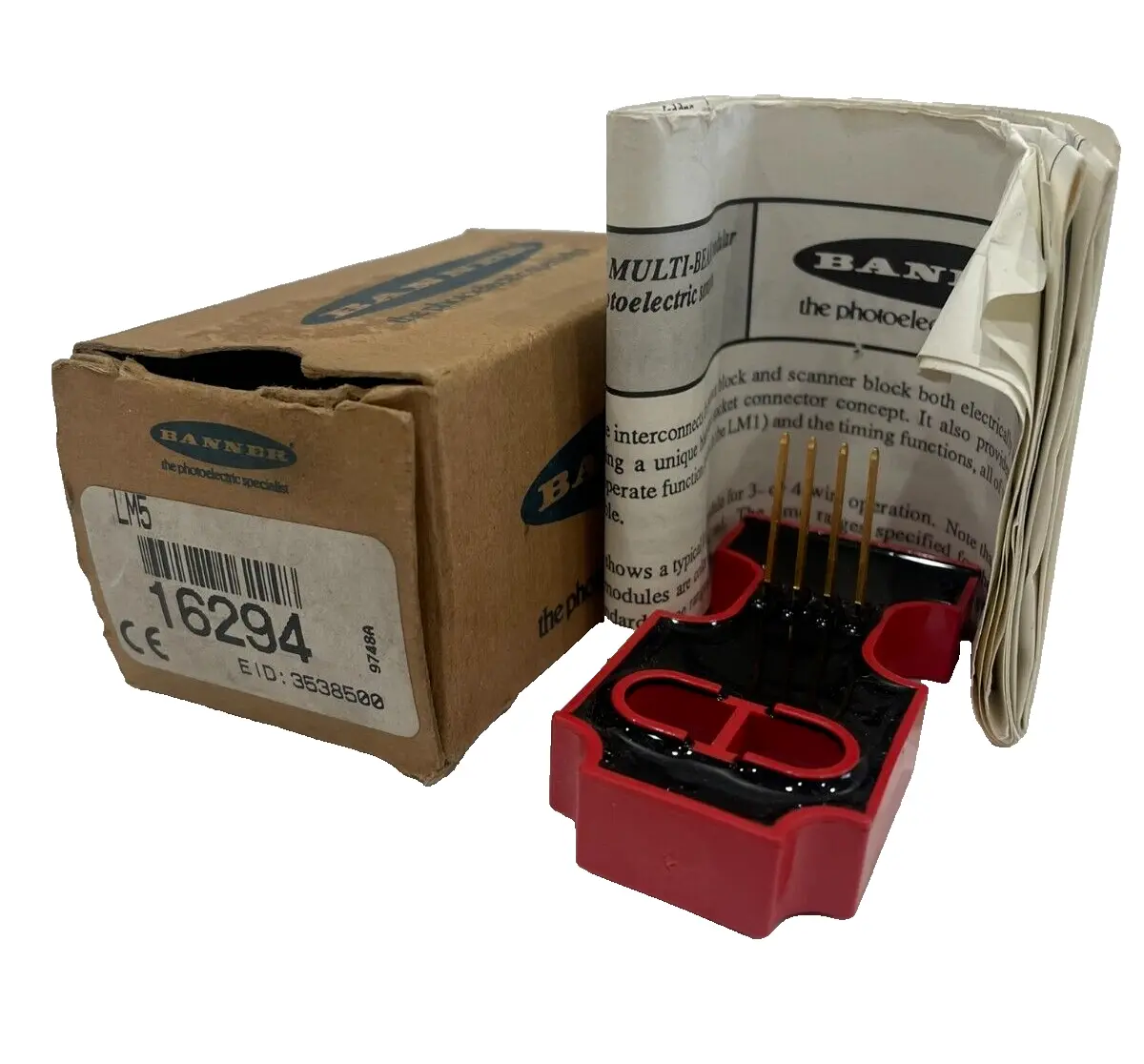 NEW BANNER ENGINEERING LM5 SENSOR MODULE 16294