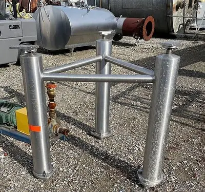 FELDMEIER 400 GAL. JACKETED MIX TANK w/ 60 HP SHEAR MIXER !  (#1003C)