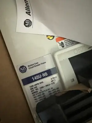 ALLEN BRADLEY 140U-N6L3-E12 / 140UN6L3E12 + 140U-NRP3-E12 Rate Plug (BIN1.2.3)