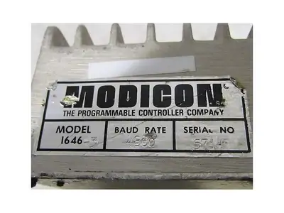Modicon Model 1646-3 Baud Rate 4800 Interface Module