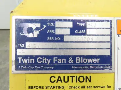New | in-Stock TWIN CITY _UNKNOWN_ Blowers Indiana US | Arrow Industrial #610479