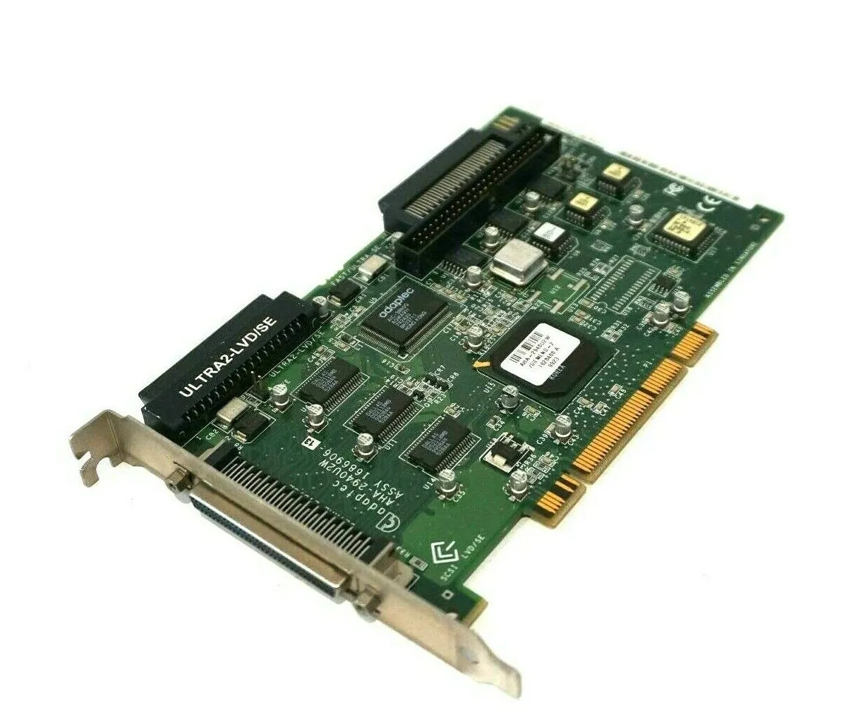 USED ADAPTEC AHA-294OU2W PC BOARD ASSY# 1686906-13 AHA294OU2W