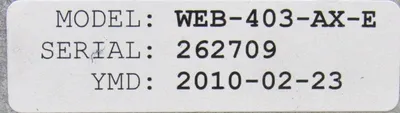 NEW HONEYWELL WEB-403-AX-E CONTROLLER WEB403AXE JACE-403