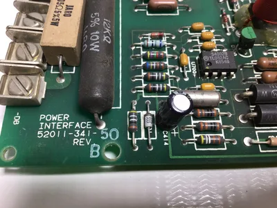 Square D 52011-341-REV B POWER INTERFACE BOARD