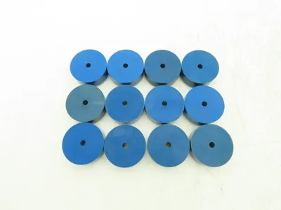Industrial Rubber Machine Table Feet 2.5" X 1" Lot of 12