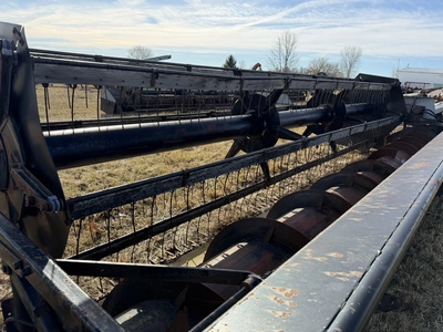 (1) Allis-Chalmers, 20' grain head with steel tines, for parts or repair only, S/N NE-03115N.