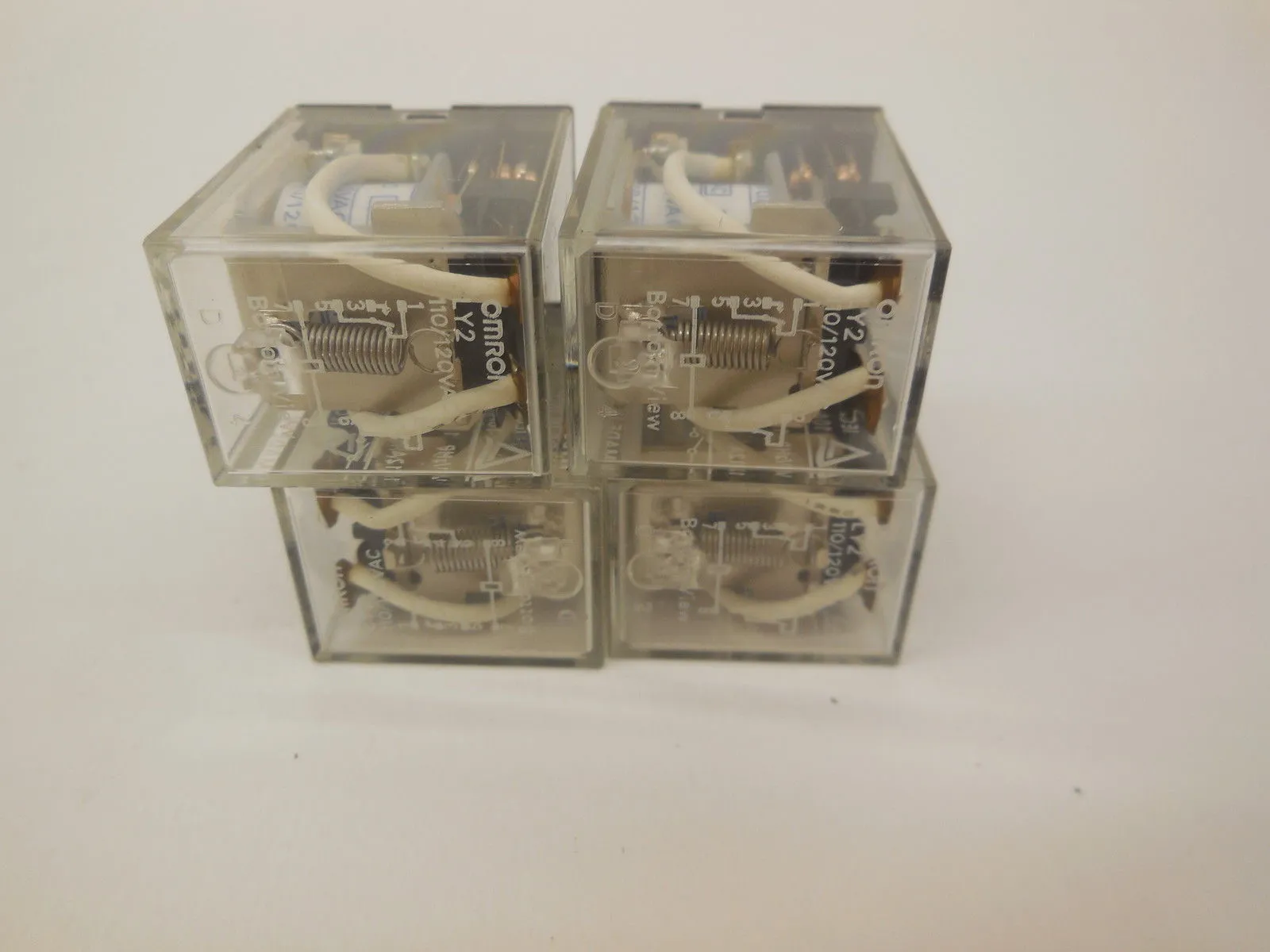 4 NEW OMRON LY2 RELAYS