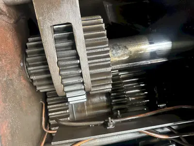 3-1/2" MEECO MODEL HD2 2-ROLL ROTARY BAR STRAIGHTENER: STOCK #10457