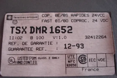USED SCHNEIDER ELECTRIC TSXDMR1652 I/O MODULE