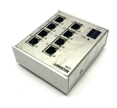 Used Beckhoff Ethernet Switch 8-Port PLC Ethernet Equipment Michigan US | Maverick Industrial Sales #1391423