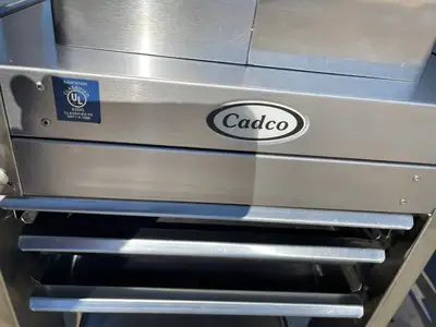 Used Cadco Used Cadco - CBCHC - Stainless Steel Mobile 2 Hot 1 Cold Buffet Serving Cart 120V Restaurant Equipment (Miscellaneous) Illinois US | Falcon Restaurant Supply #1375892