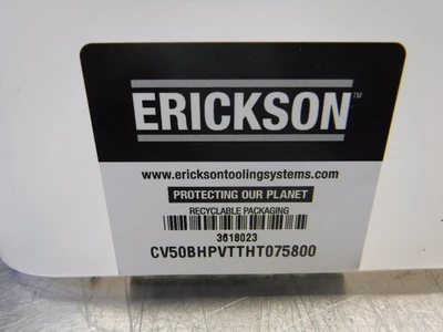 Erickson CAT50 3/4" High Torque Shrink Fit Holder CV50BHPVTTHT075800 (LOC1623B)