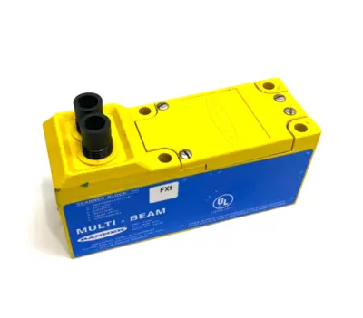 USED BANNER ENGINEERING MULTI-BEAM: 3/4-WIRE SCANNER BLOCK - FIBER OPTIC 16652