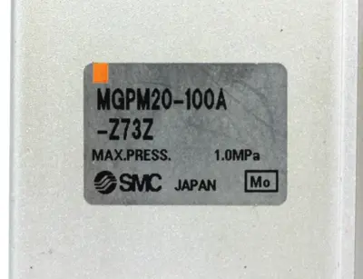 SMC MGPM20-100A-Z73Z Pneumatic Guide Cylinder, 20mm Bore, 100mm Stroke
