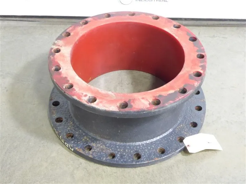 Unbranded Urethane Lined Pipe Adapter 20" to 16" 150 lb Suction Capacity Surplus