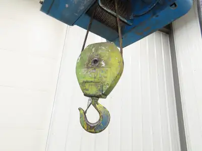 Shaw-Box 80L02025S16 Yale LiftTech Electric Cable Hoist 1 Ton 20' Lift 16FPM 3Ph