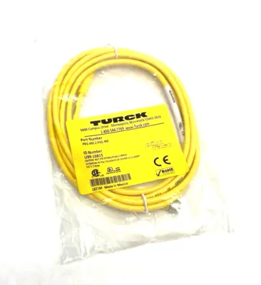 New | in-Stock Turck picofast Connection Cordset M8 Male to Fem. U99-10815 Electrical Fittings Michigan US | Maverick Industrial Sales #1423229