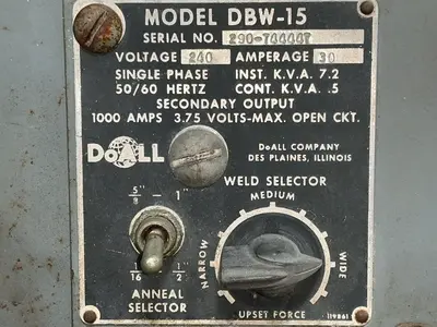 Used DOALL DBW15 Vertical Band Saws Ohio US | HGR 24 #1545809