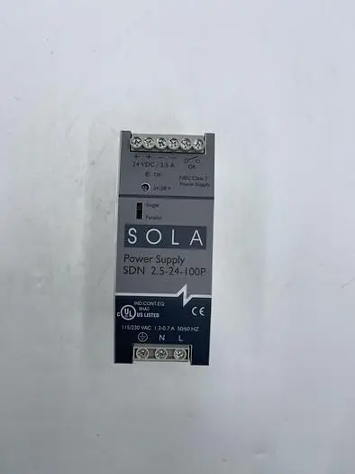 Used SOLA SOLA SDN 2.5-24-100P Power Supplies | ND Industrial Surplus #1214424