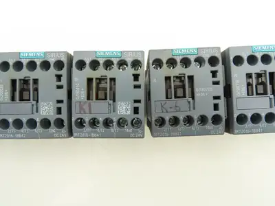 Siemens 3RT20161BB41 Power Contactor 24V Coil 600VAC 20A 3PH Lot Of 8