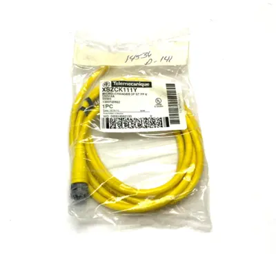 NEW TELEMECANIQUE MICRO-CHANGE 3-P STRAIGHT CORDSET SGL-ENDED 6' 250V 4A