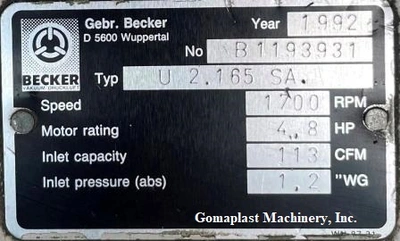 12″ x 12″ Wabash Vacuum Press, Item #1906-2