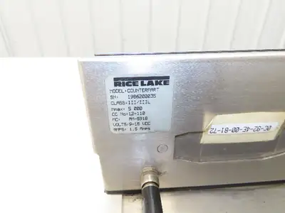 Rice Lake BM1218-100 Bench Weigh Scale & Display Counting Indicator 12 X 18"