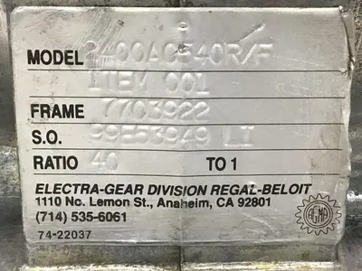 USED ELECTRA 2400AC540L/F