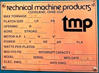 26″x32″ TMP Lamination Press, Item # 1916
