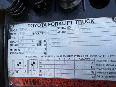 Used TOYOTA 8FGU30 Misc Forklifts Texas US | 4K Lift Co #1542425