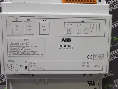 ABB REA105-AA Arc Protection Relay Extension Unit Rev. B Used