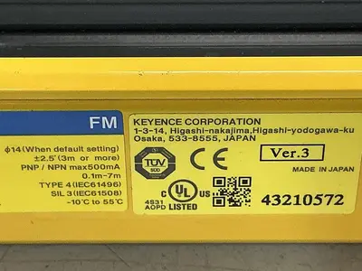 USED KEYENCE SL-V31FM-R