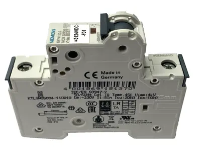 USED SIEMENS MINIATURE CIRCUIT BREAKER 1-POLE 230/400V 10A