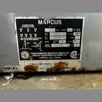 9kVA Marcus Transformer
