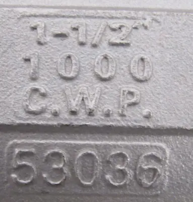 NEW SHARPE 53036 BALL VALVE 1-1/2"