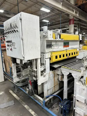 48" X 14 GA ROWE & HERR-VOSS CUT TO LENGTH CTL LINE: STOCK #22752