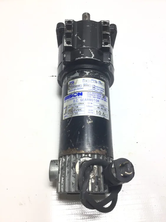 Used BISON 🛠️ MODEL: GENUINE BISON 507-01-106A COMPONENT Gearmotors Pennsylvania US | Moses B Glick #1008859
