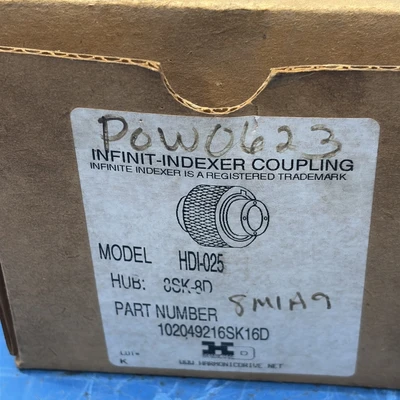 New | in-Stock Harmonic Drive HDI-025-8SK-8DT Power Generation Indiana US | J&J Industrial Supply #1360642