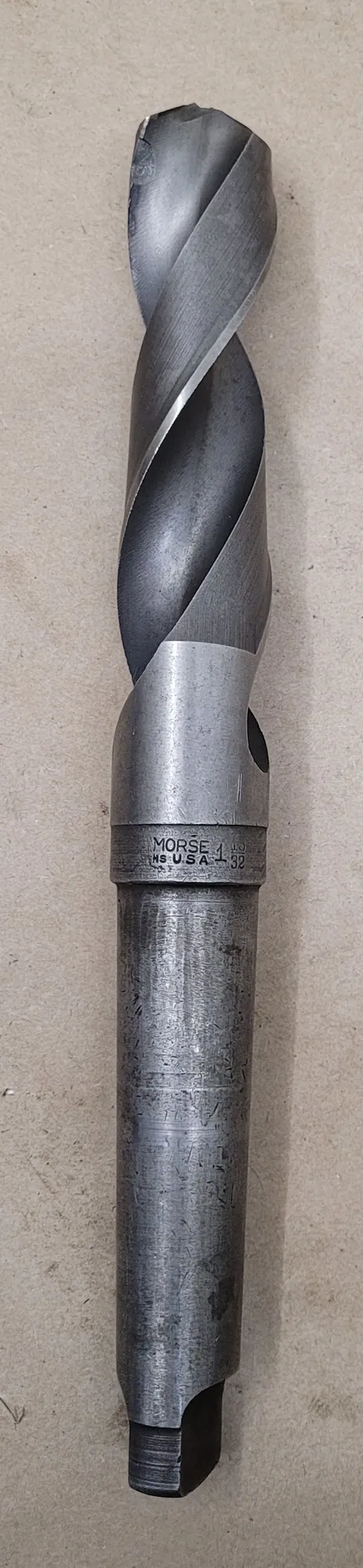 USED Morse USA 1-13/32” HSS Twist Drill
