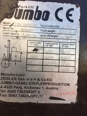 Jumbo Gabelstapler  Side Loader (Forklift)
