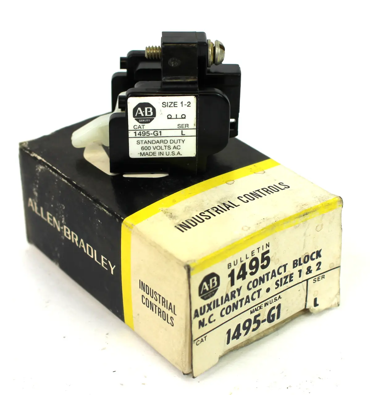 Allen Bradley 1495-G1 Ser. L Auxiliary Contact Block